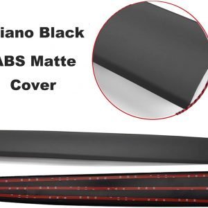 Model 3  Dash ABS Matte Piano Black Cap Covers Dashboard